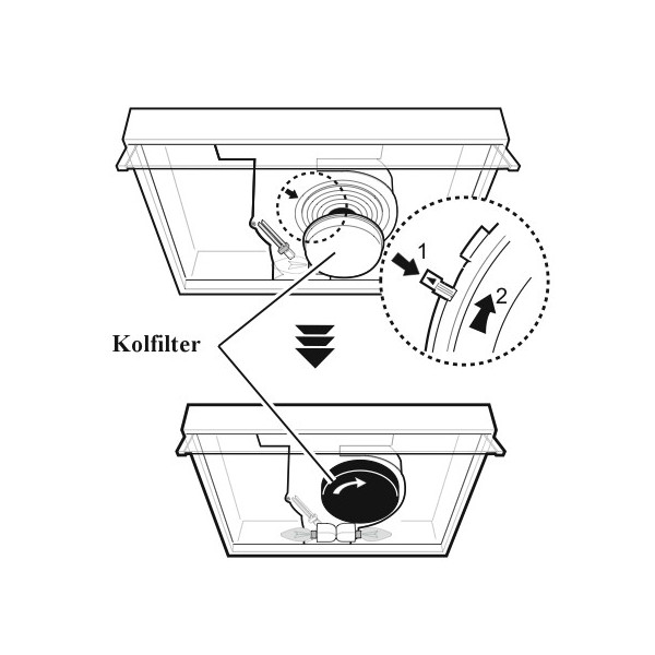 Electrolux TYPE 28 Kolfilter