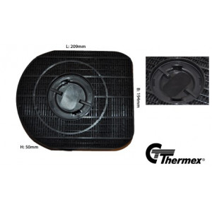 Original Thermex Decor 902 kolfilter – 2-pack filter till köksfläkt