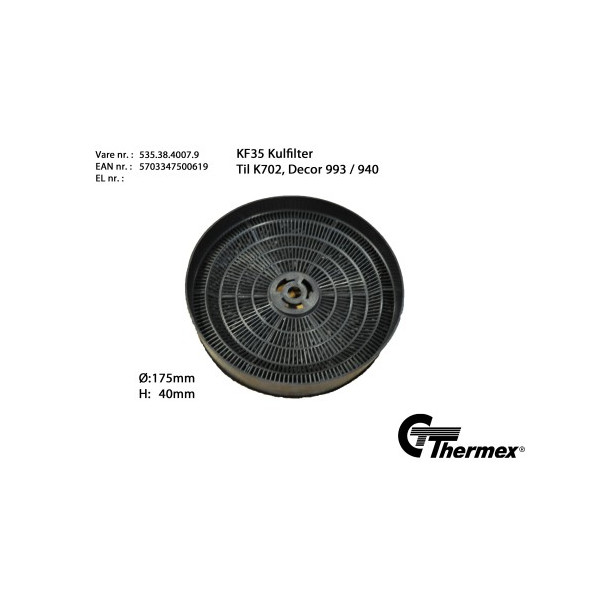 Thermex KF35 Kolfilter