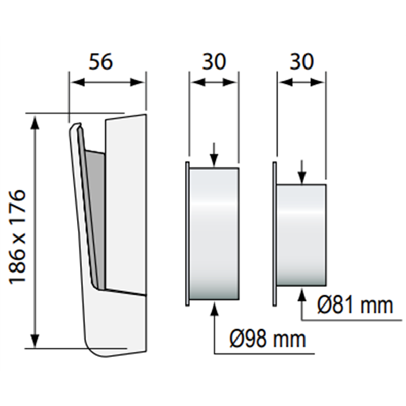 Fresh TL-C invändig del med stosar