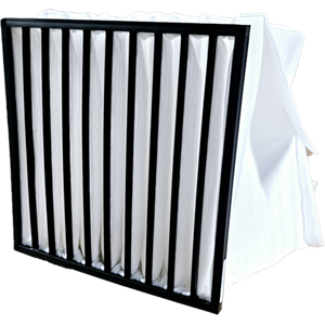 Påsfilter 592x592x520 mm – F7 / ePM1 50% med 10 filterpåsar för ventilation