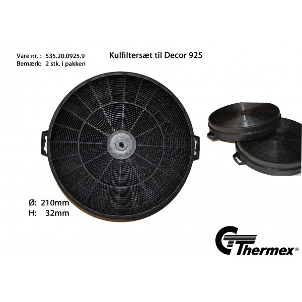 Thermex Decor 925 Kolfilter