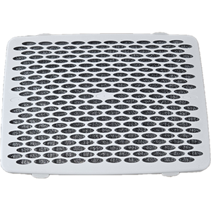 Metallfilter komplett Vit för Systemair köksfläktar – passar 251-10/B, 251-14, 251-16, 251-17 och 210.