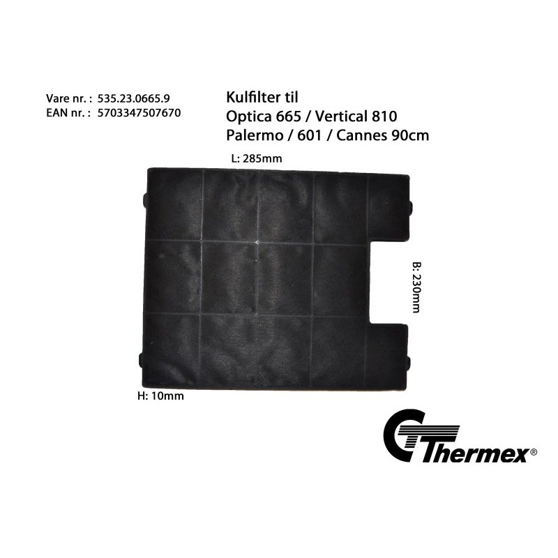 Thermex carbon filter 535.23.0665.9