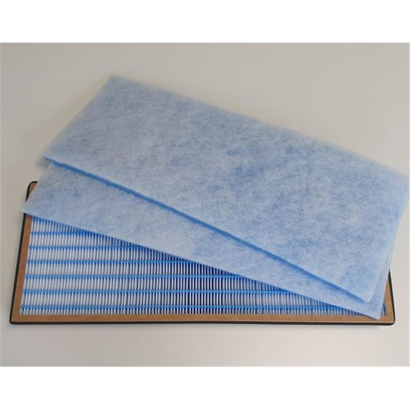 Ersättningsfilterset till Fläktwoods ILOX 89 – tilluftsfilter ePM1 55%, förfilter och frånluftsfilter.